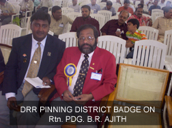 with Hon'ble PDG.B.R Ajith