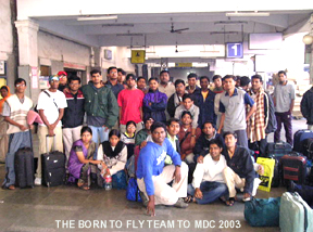 Team 3200 on arrival at PUNE CENTRAL