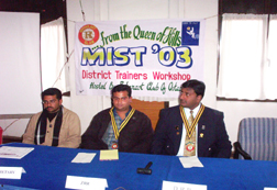 Inaugural session of Trainers Workshop MIST 2003
